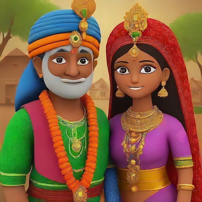 3D cartoon character art